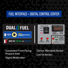 DuroMax XP4850HX 3850W/4850W Dual Fuel CO Alert Electric Start Generator New