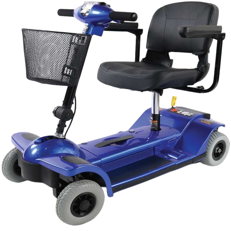 Zip'r 4 XTRA Traveler Long Range Mobility Scooter Blue New