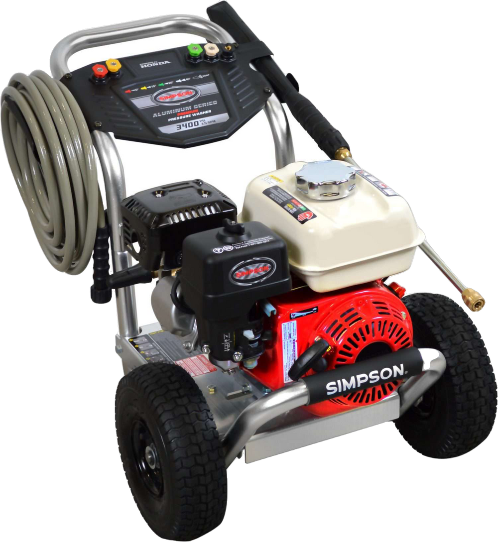 Simpson ALH3425 Aluminum 3600 PSI 2.5 GPM Honda GX200 Simpson ALH3425 Aluminum 3600 PSI 2.5 GPM Honda GX200