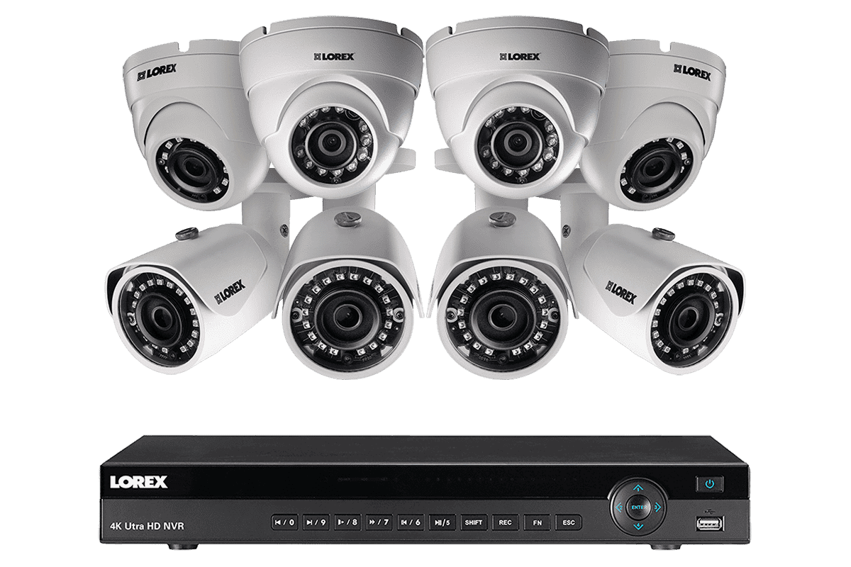Lorex LN10802-168W 8 Camera 16 Channel NVR 2K IP Indoor/Outdoor Surveillance Security System New