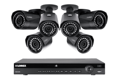 Lorex LN10804-86W  6 Camera 8 Channel HD Weatherproof Surveillance Surveillance Security System New