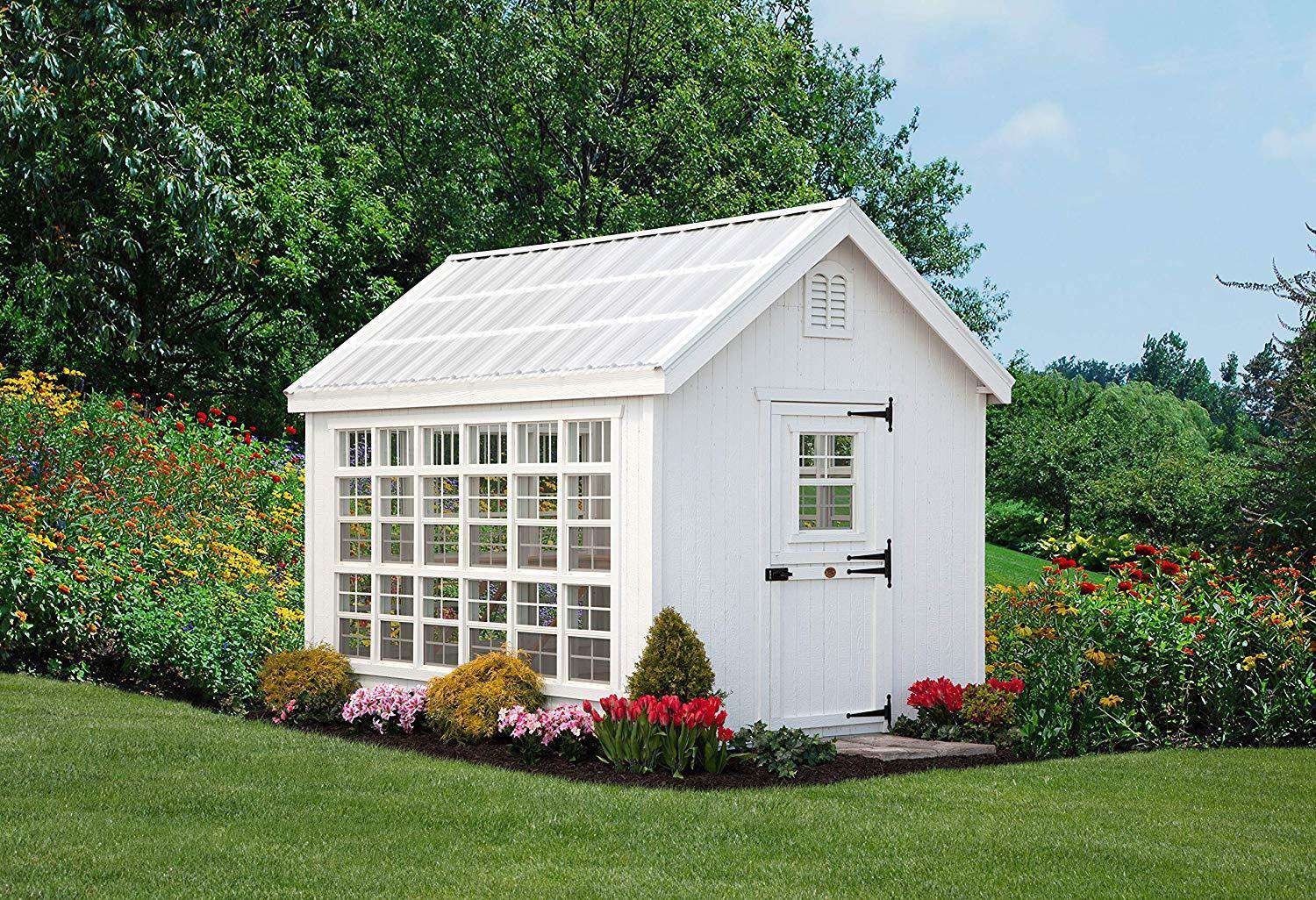 Little Cottage Company 10 ft. x 16 ft. Colonial Gable Greenhouse DIY Kit New