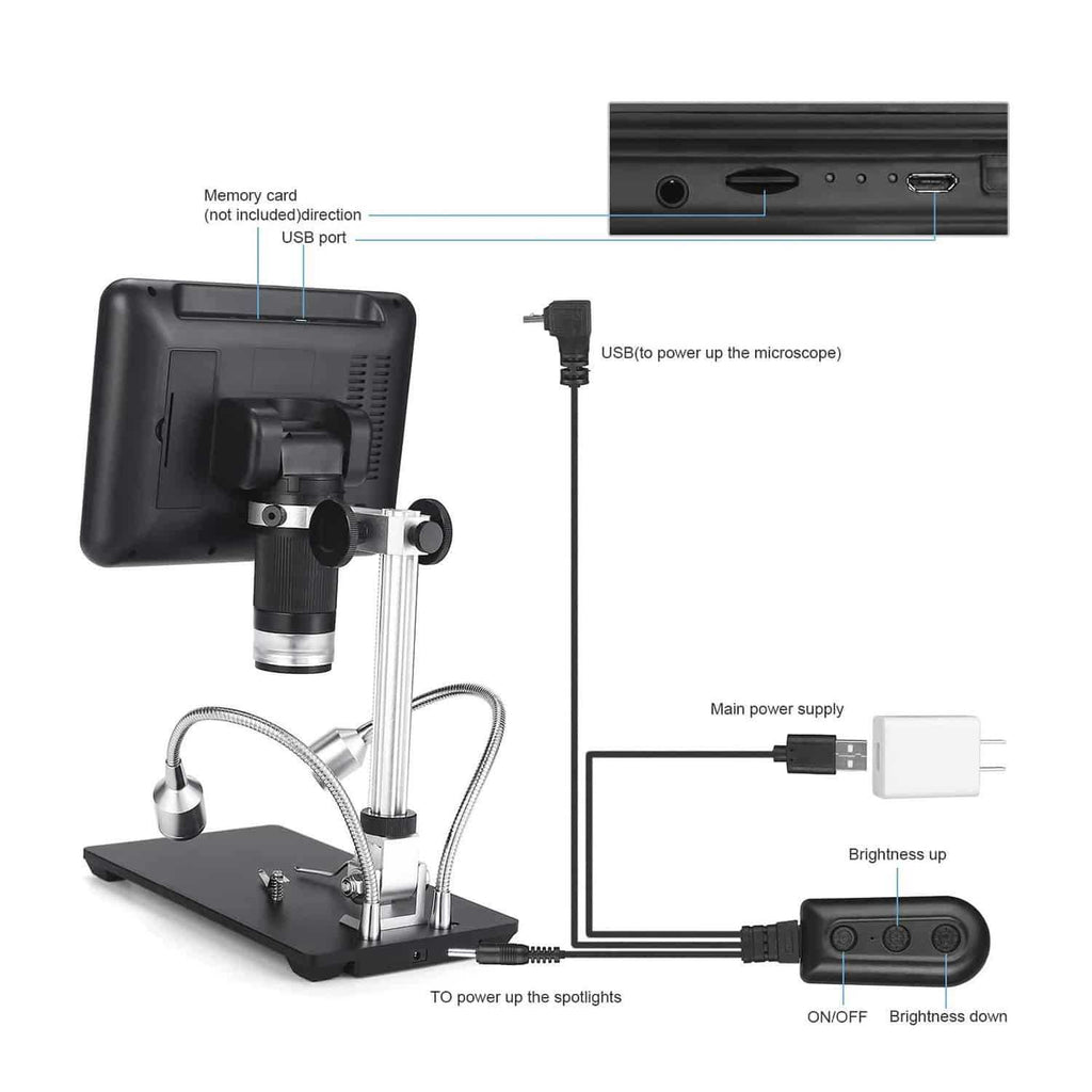 Microscope USB pour réparation 560X