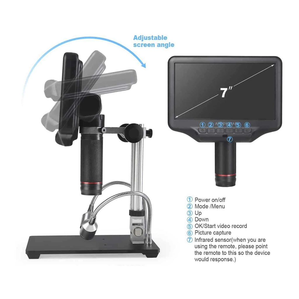 Andonstar AD407 7 Inch Display HDMI Soldering Digital