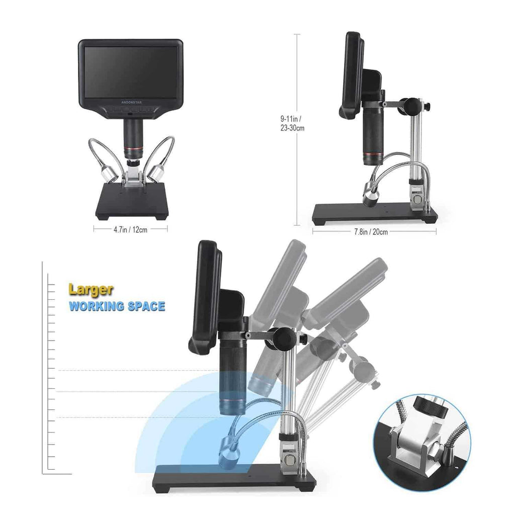 Andonstar AD407 7 Inch Display HDMI Soldering Digital