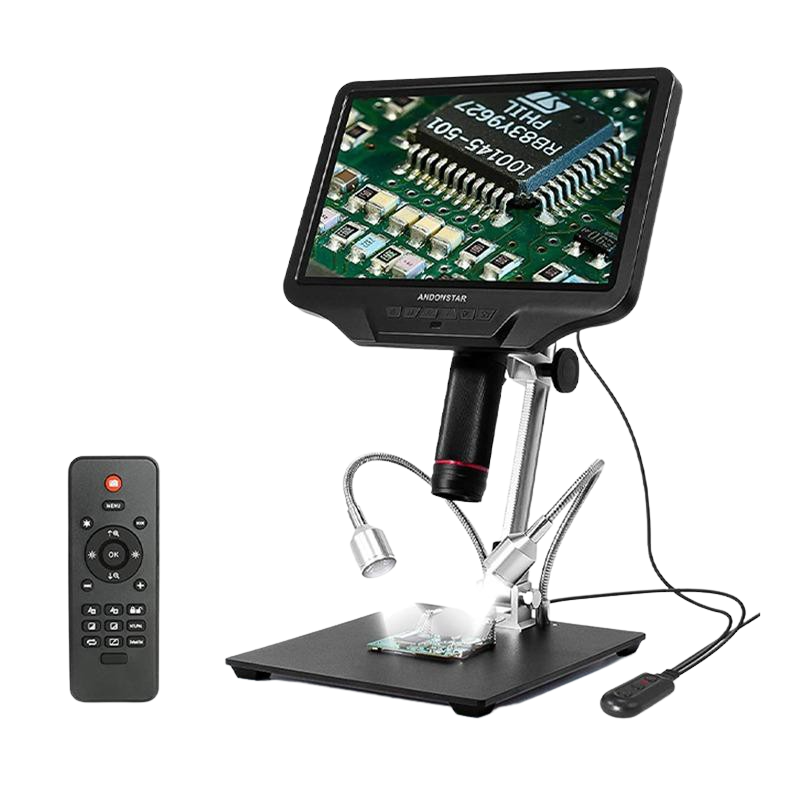 Andonstar AD409 PCB Soldering 10.1 Inch Display HDMI Digital Microscope with IR Remote New