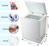 RW Flame D15W Compact Upright 5.0 Cubic Feet Chest Freezer White New