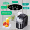 Antarctic Star Z12C Self Cleaning Portable Countertop Ice Maker Machine Black New