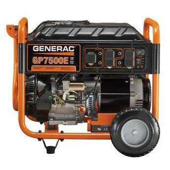 Generac GP7500E 7500W/9375W Gas Generator Electric Start New