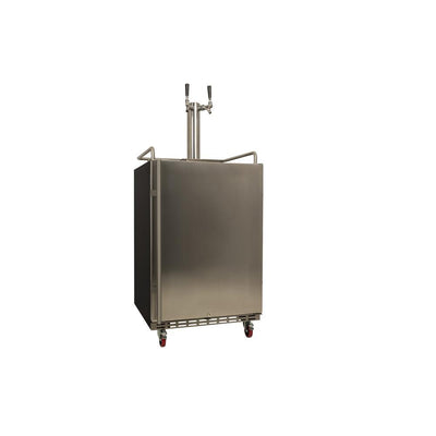 EdgeStar KC7000SSTWIN Kegerator Over-sized Twin Tap 24