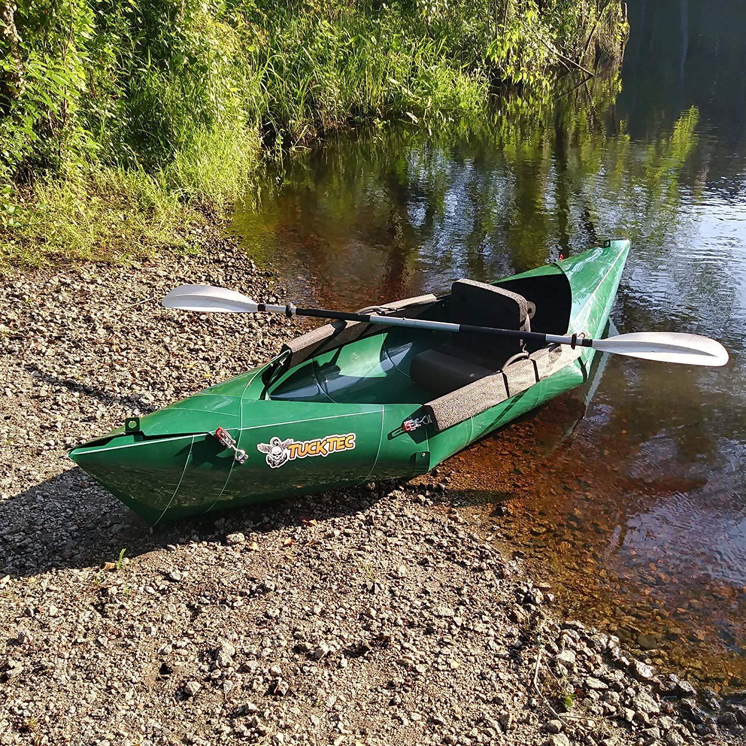 Tucktec Advanced 2020 Model 10 Ft Foldable Kayak Portable Lightweight Canoe Green New