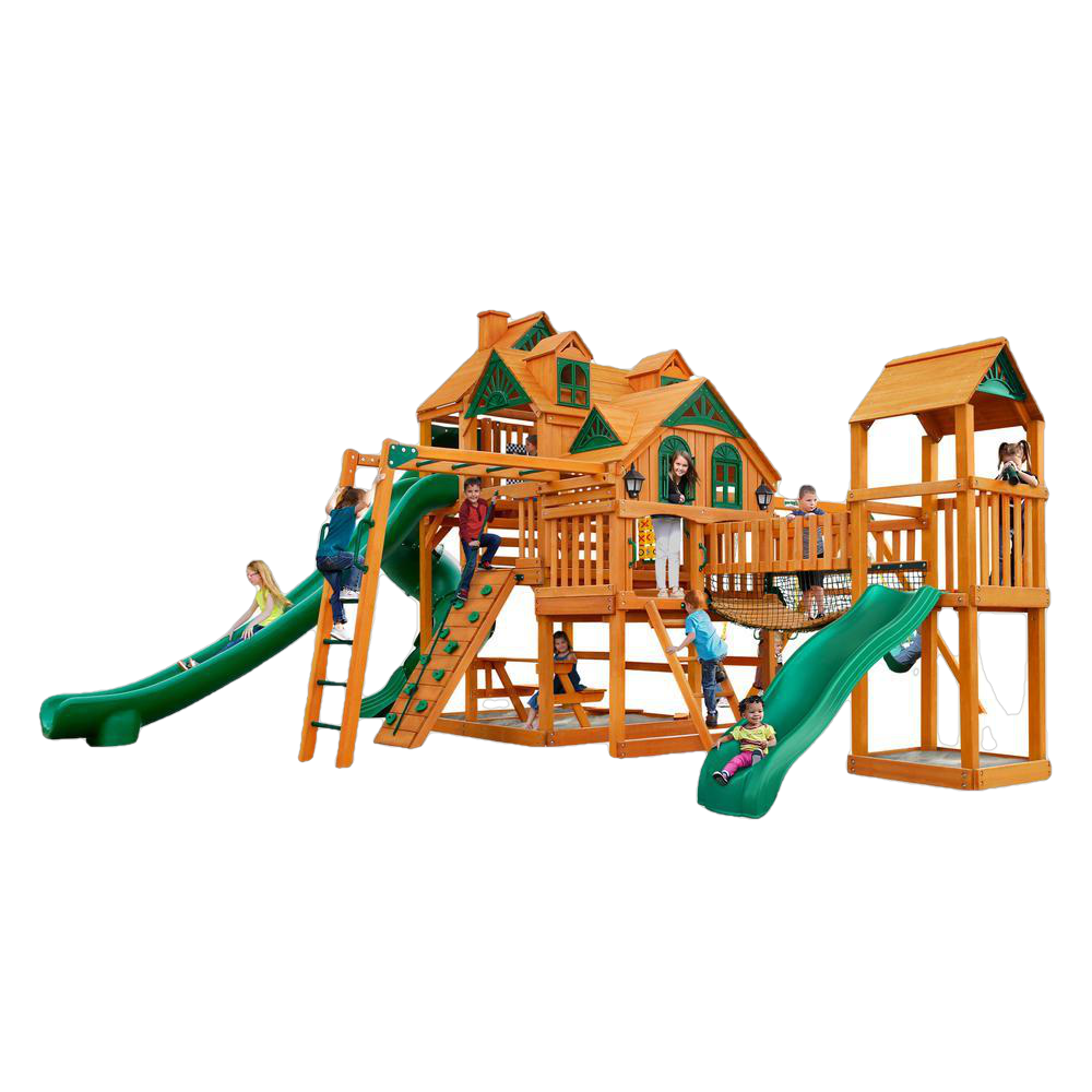 Gorilla Playsets 01-0090-AP Empire Extreme Cedar Swing Set and Residential Wood Playset New