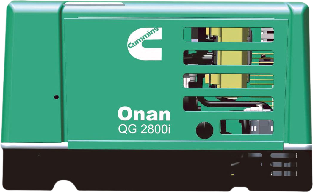 Cummins Onan QG 2800 2.8kW RV Generator 2.8HGLAA-8302 RV Gas Single Phase 120 Volt Air Cooled New