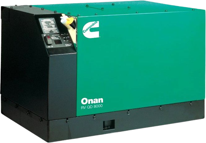 Cummins Onan QD 8000 8kW RV Generator 8HDKAK-1046 RV Diesel Single Phase 120 Volt Liquid Cooled New