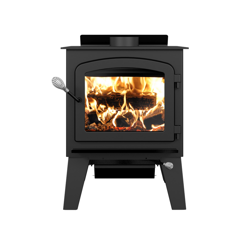 Drolet Austral III 2,300 Sq. Ft. Wood Stove With Steel Legs New