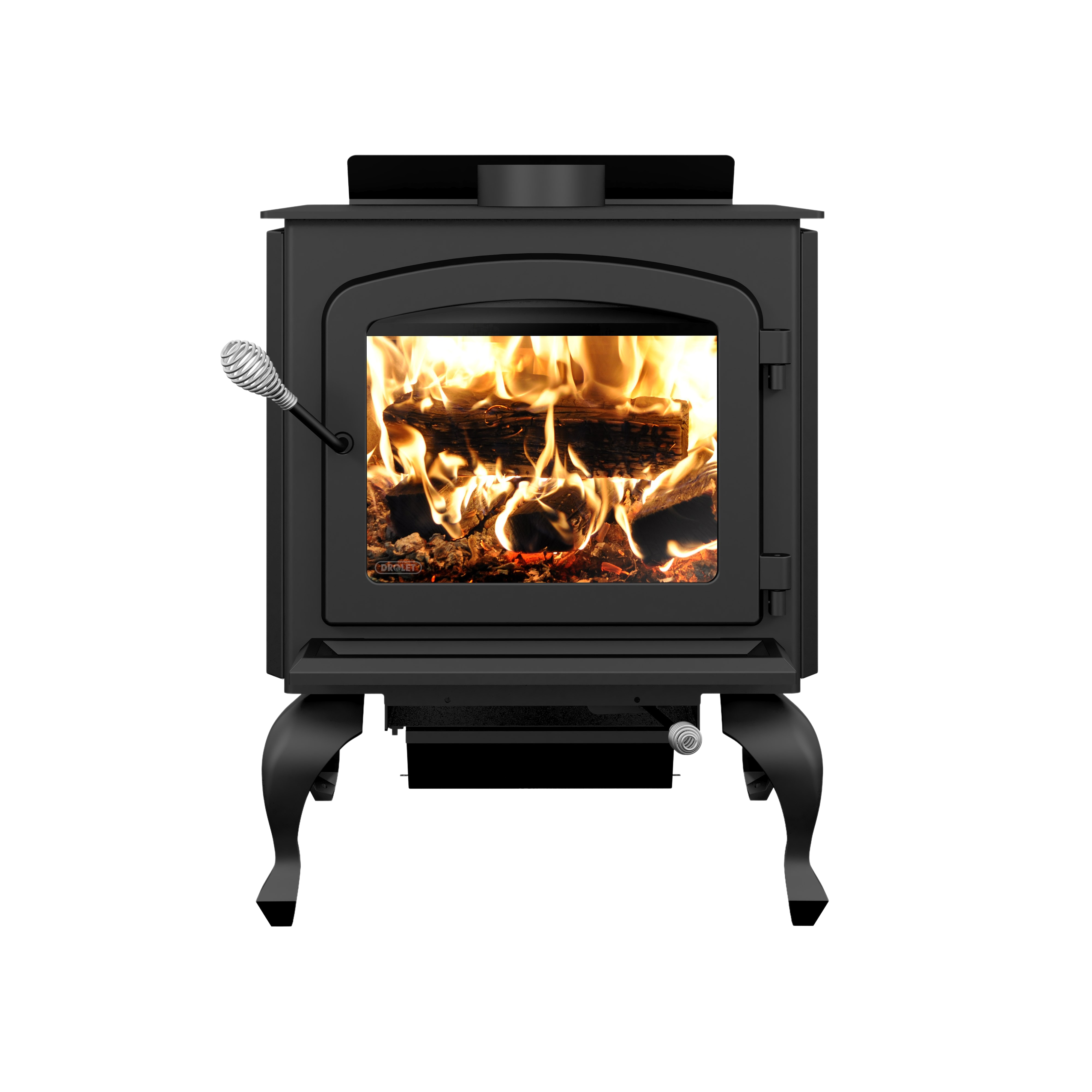 Drolet Legend lll EPA Certified 2,300 Sq. Ft. Wood Stove On Legs With Blower New