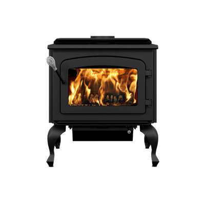 Drolet Escape 1800 EPA Certified 2,100 Sq. Ft. Wood Stove On Legs With Black Door New