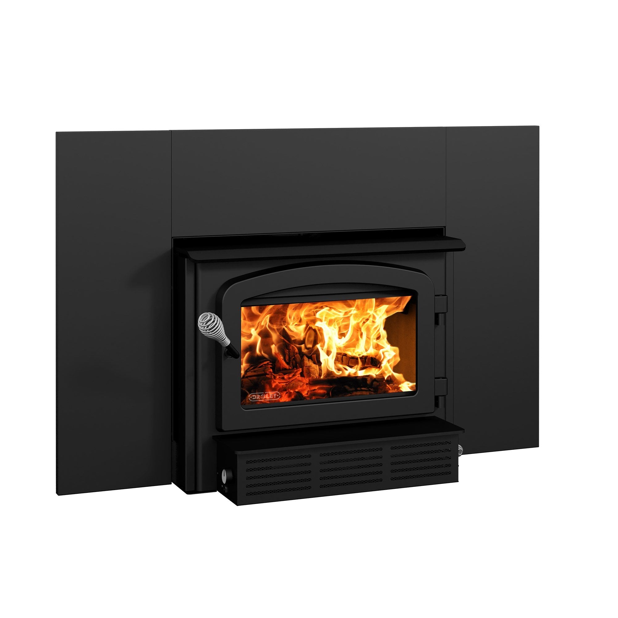 Drolet Escape 1500-I High Efficiency Wood Insert With Faceplate And Bl –  FactoryPure