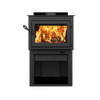 Drolet Deco Alto 2,100 Sq. Ft. Wood Stove On Pedestal with Log Storage New