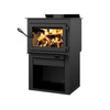 Drolet Deco Alto 2,100 Sq. Ft. Wood Stove On Pedestal with Log Storage New