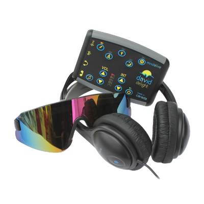 DAVID Delight Light and Sound therapy machine by Mind Alive New