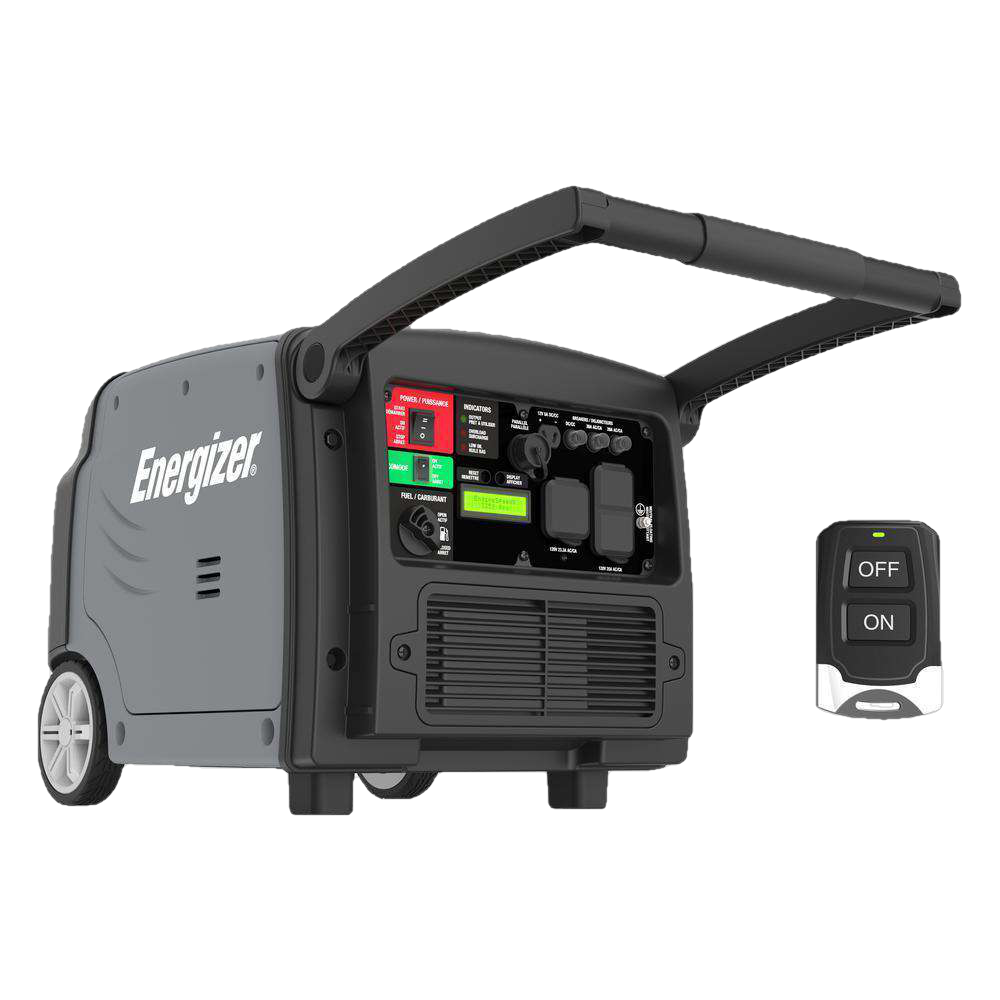 Energizer EZV3200P 3200W Gas Powered Inverter Generator with Remote Start New