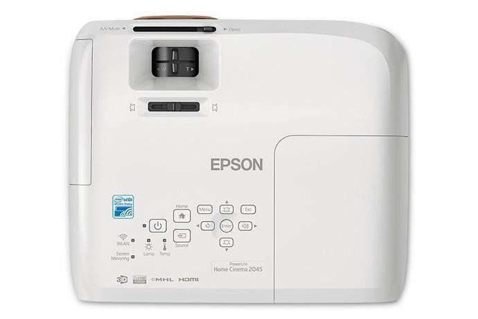 Epson PowerLite V11H709020 Home Cinema 2045 Wireless 3D 1080p 3LCD Projector Manufacturer RFB