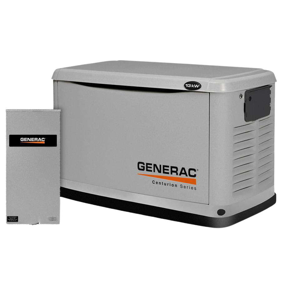 Generac 7046 13kW Guardian/Centurion Standby Generator w/ Smart Transfer Switch New