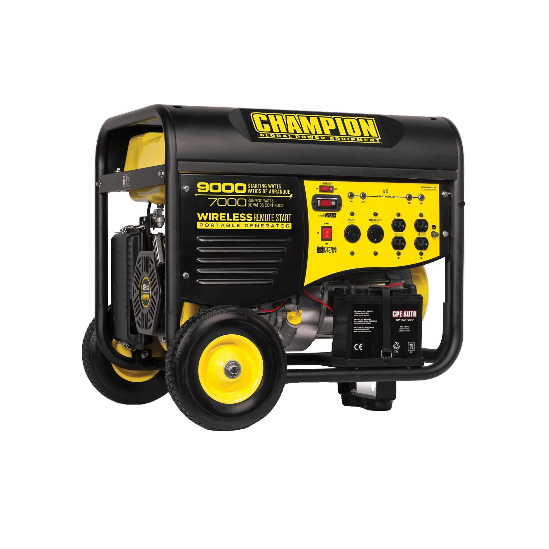 Champion 41532 7000W/9000W Wireless Remote Generator Used