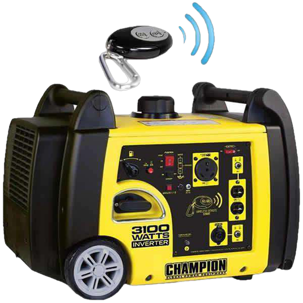 Champion 75537i 2800W/3100W Inverter Generator with Remote Start Manufacturer RFB
