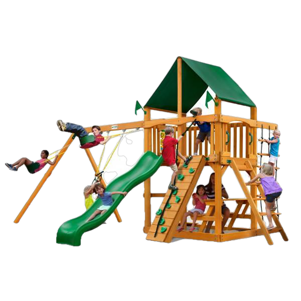Wooden Swing Gorilla Playsets Chateau Ii Gorilla Playsets Sun