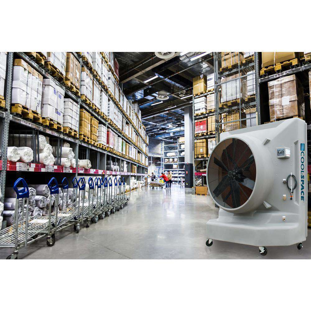 Cool-Space CS6-50-VD BLIZZARD-50 26485 CFM 6500 Sq. Ft. 12-Speed Portable Evaporative Cooler New