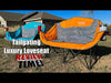 Creative Wagons 812505 Luxury Loveseat Folding Wine Chair Teal New