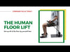 IndeeLift HFL-400-D Human Floor Lift 400 lbs Capacity with Safety Belts New