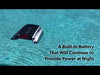 Instapark Betta Automatic Robotic Pool Cleaner Solar Powered Pool Skimmer White New