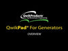 Qwikpad Lightweight Pad 180 MPH Wind For 9-26kW Air Cooled Generac / Kohler Generators New (Can only be purchased together with a generator)