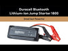 Duracell DRLJS180B Bluetooth Enabled Lithium-Ion 1800A Portable Jump Starter with USB Power Bank and Flashlight New