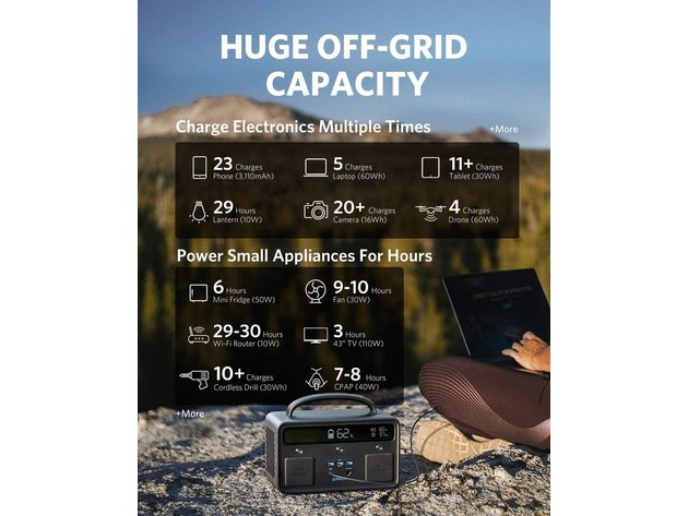 Anker 533 389WH/300W PowerHouse Portable Power Station Manufacturer RFB