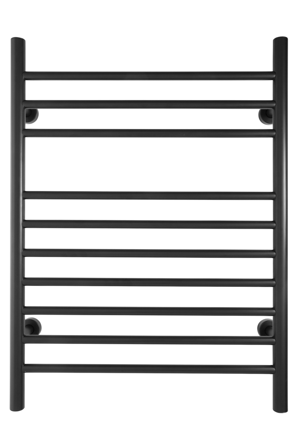 WarmlyYours TW-F10KS-HP Infinity Dual Connection 10 Bar Towel Warmer in Matte Black New