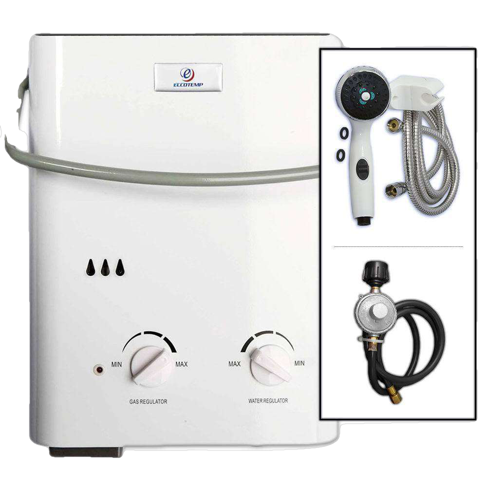 Eccotemp L5 1.5 GPM Propane Tankless Water Heater w/ Flojet Pump  Manufacturer Refurbished – FactoryPure