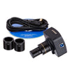 Amscope SM-2TY-LED-5M3 7X - 90X LED Trinocular Zoom Stereo Microscope with 5MP USB3 Camera New