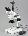 Amscope SM-1TSZ-144A-5M 3.5X - 90X Digital Zoom Stereo Microscope with 4 Zone 144 LED Light Plus 5MP USB Camera New
