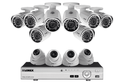 Lorex MPX1684DW 12 Camera 16 Channel HD 1080P DVR Surveillance Security System New