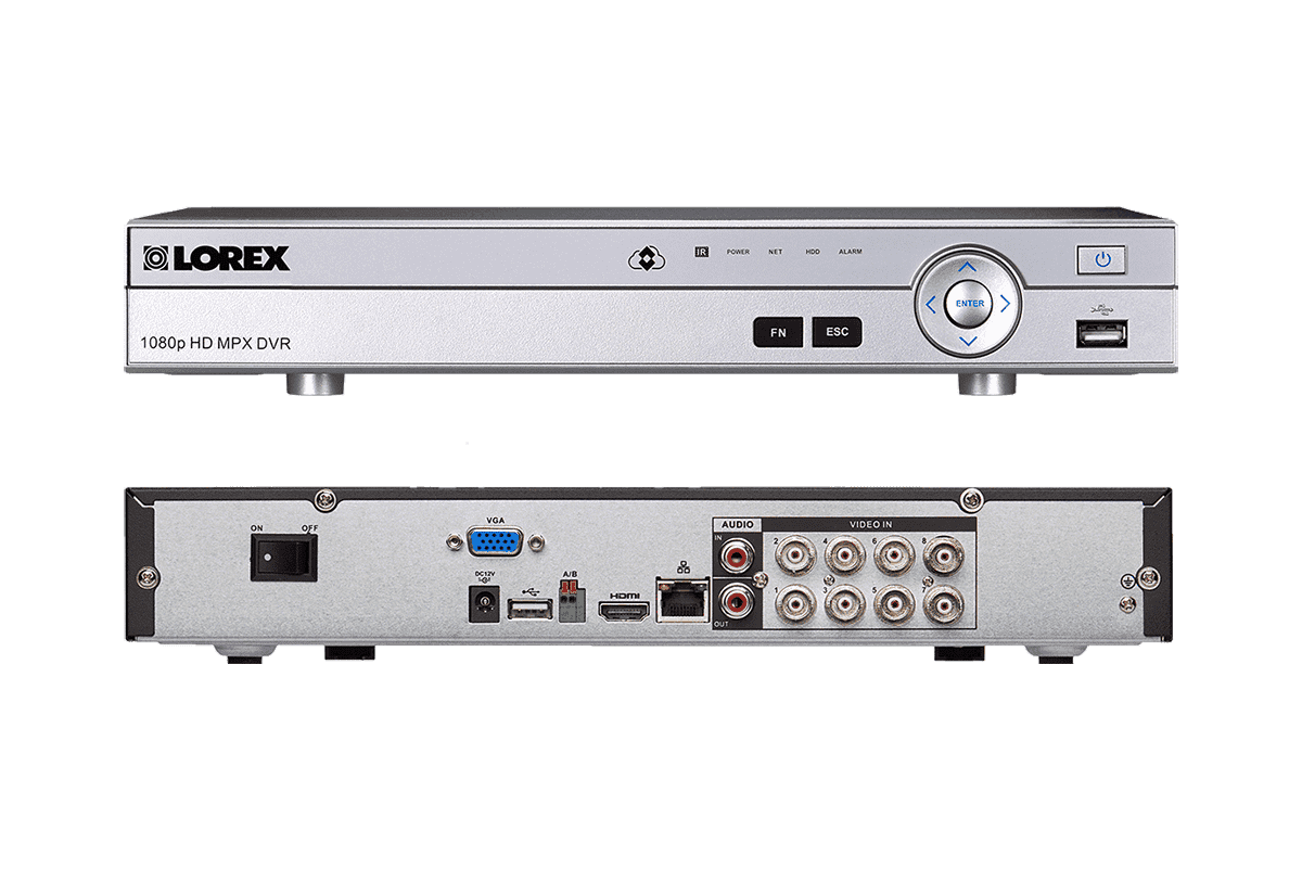 Lorex MPX86W 1080P HD Weatherproof 6 Camera 8 Channel 2 TB MPX DVR Surveillance Security System New