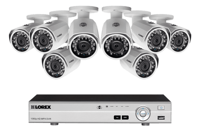 Lorex MPX88W 1080P 8 Camera 8 Channel DVR Surveillance Security System New