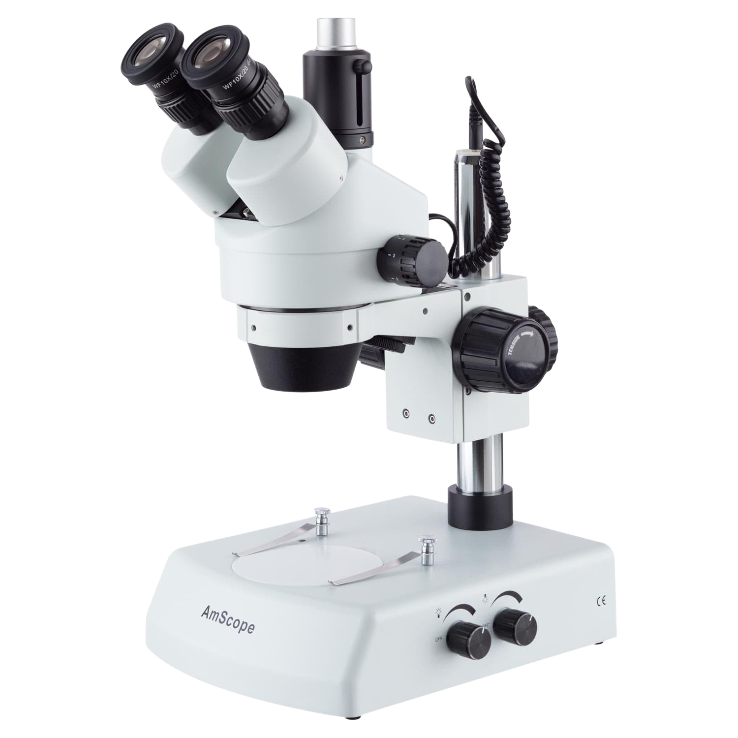 Amscope SM-2TZ-LED 3.5X - 90X LED Trinocular Zoom Stereo Microscope New