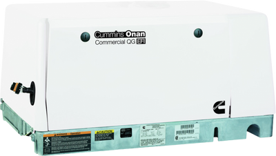 Cummins Onan QG 5500 5.5kW Generator Commercial Mobile Propane or Gas Single Phase 120 Volt Air Cooled New