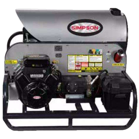 Simpson Brute Series 3500 PSI VANGUARD V-Twin Hot Water Pressure Washer - FactoryPure