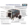 Pulsar PG7500 7500W/6000W Gas Electric Start Portable Generator New
