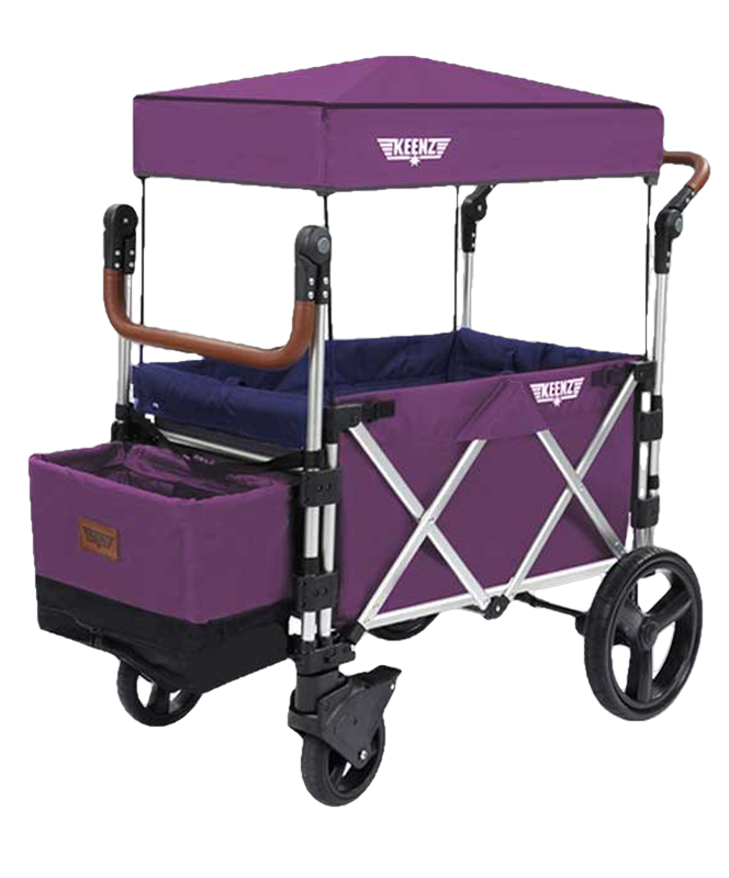 Keenz 7s 5-Point Harness Light Weight Stroller Wagon with Canopy Purple New